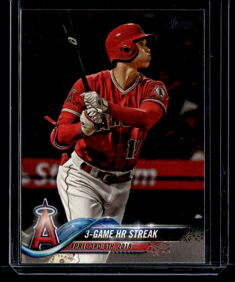 2018 Topps Update #US189 3-Game HR Streak