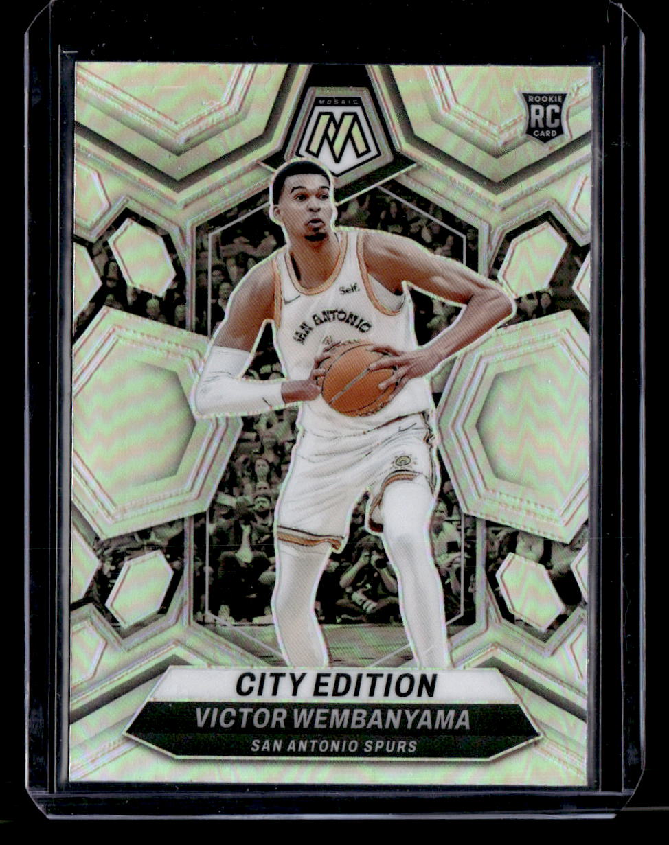 2023-24 Panini Mosaic #282 Victor Wembanyama City Edition