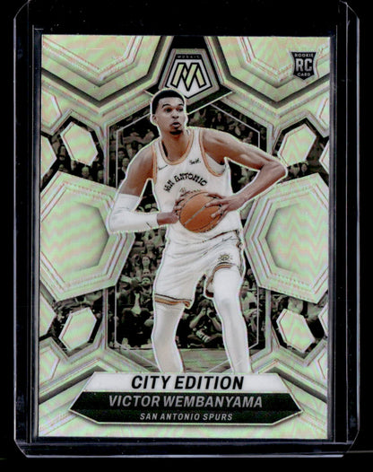 2023-24 Panini Mosaic #282 Victor Wembanyama City Edition