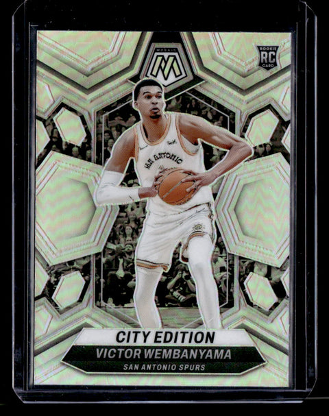 2023-24 Panini Mosaic #282 Victor Wembanyama City Edition