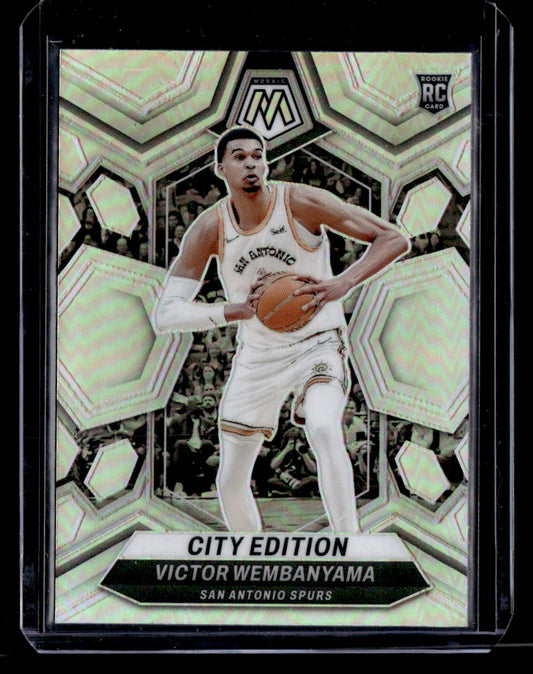 2023-24 Panini Mosaic #282 Victor Wembanyama City Edition
