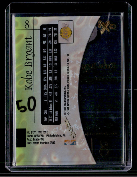 1997-98 E-X2001 #8 Kobe Bryant