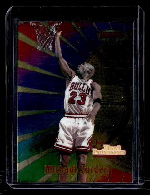1997-98 Bowman's Best #96 Michael Jordan Best Performance