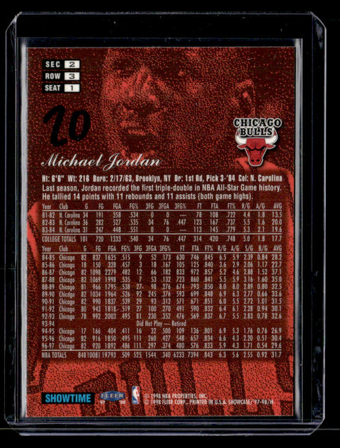 1997-98 Flair Showcase #1 Michael Jordan