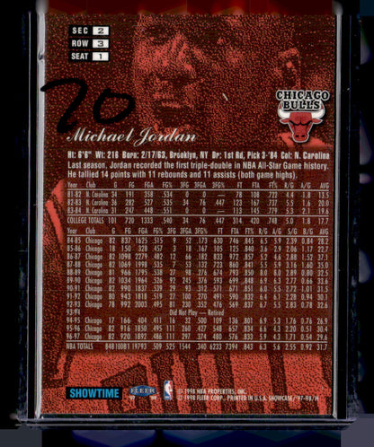 1997-98 Flair Showcase #1 Michael Jordan