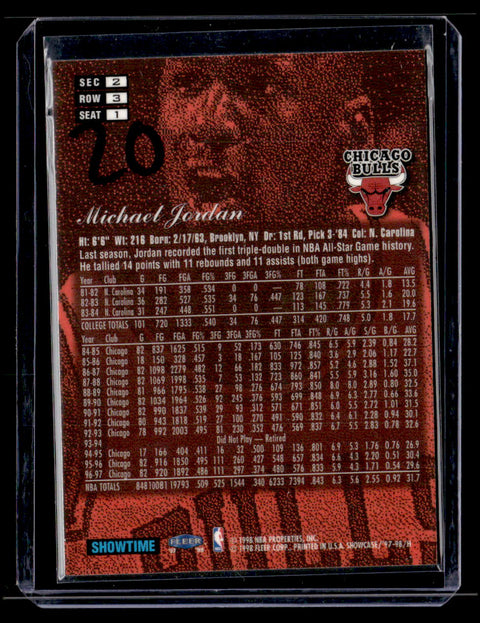 1997-98 Flair Showcase #1 Michael Jordan