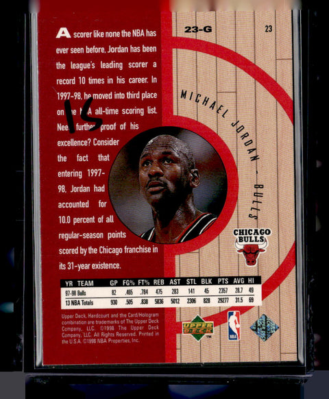1998 Upper Deck Hardcourt #23 Michael Jordan