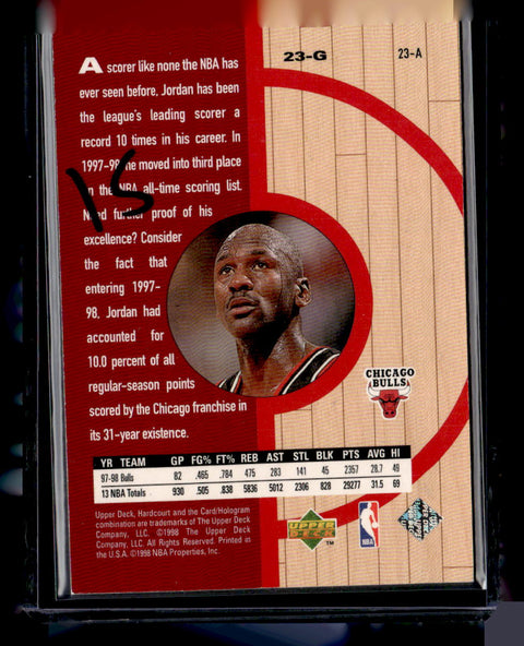 1998 Upper Deck Hardcourt #23-A Michael Jordan