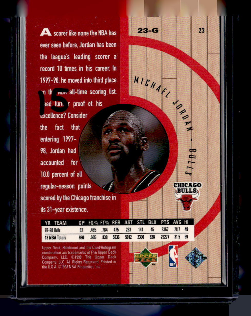 1998 Upper Deck Hardcourt #23 Michael Jordan