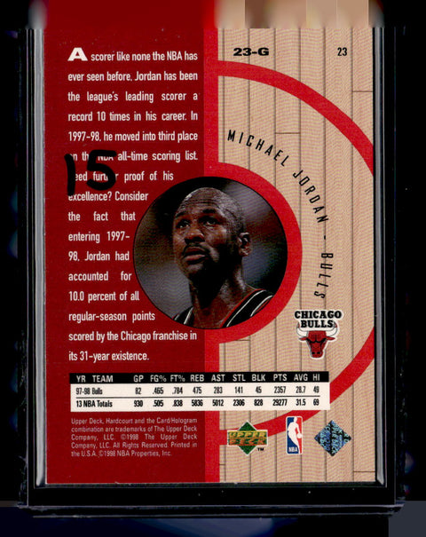 1998 Upper Deck Hardcourt #23 Michael Jordan