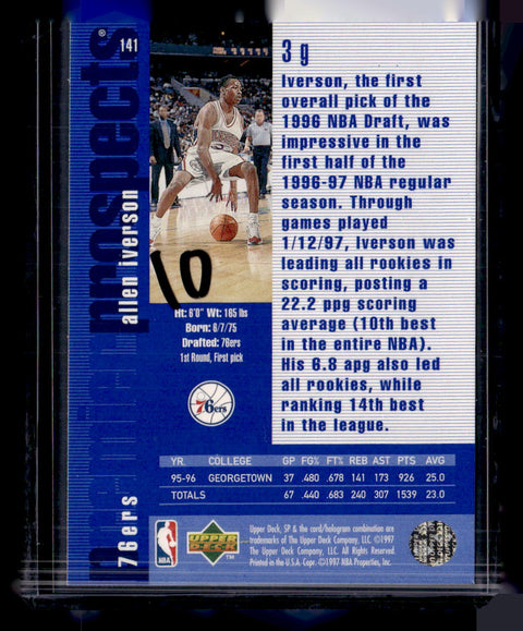 1996-97 SP #141 Allen Iverson