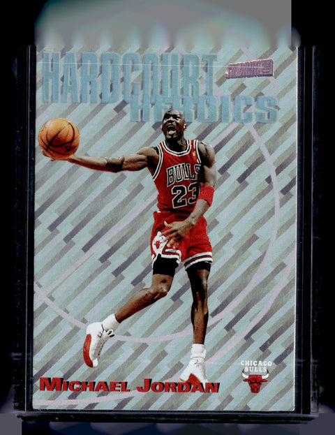 1996-97 Topps Stadium Club #H1 Michael Jordan Hardcourt Heroics