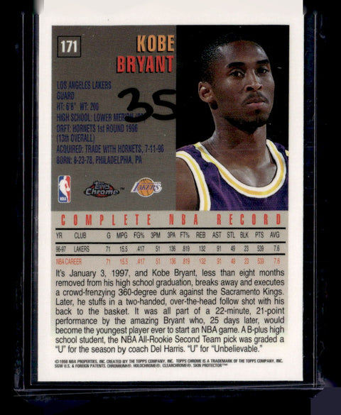 1997-98 Topps Chrome #171 Kobe Bryant