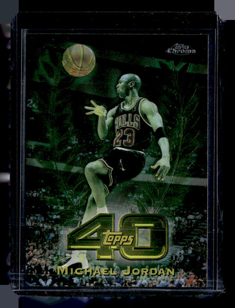 1997-98 Topps Chrome #T40-5 Michael Jordan Topps 40
