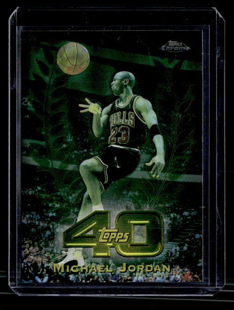 1997-98 Topps Chrome #T40-5 Michael Jordan Topps 40
