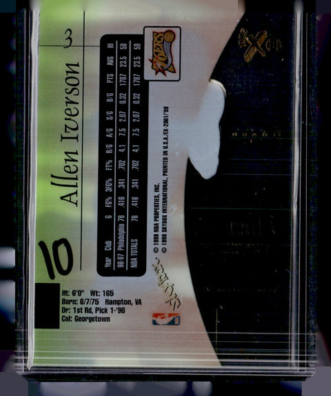 1997-98 E-X2001 #3 Allen Iverson