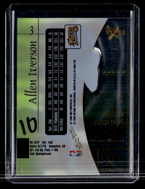 1997-98 E-X2001 #3 Allen Iverson