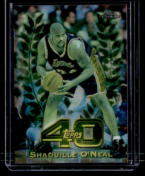 1997-98 Topps Chrome T40-30 Shaquille O'Neal Topps 40