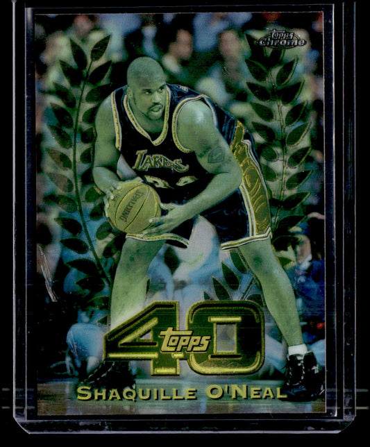 1997-98 Topps Chrome T40-30 Shaquille O'Neal Topps 40