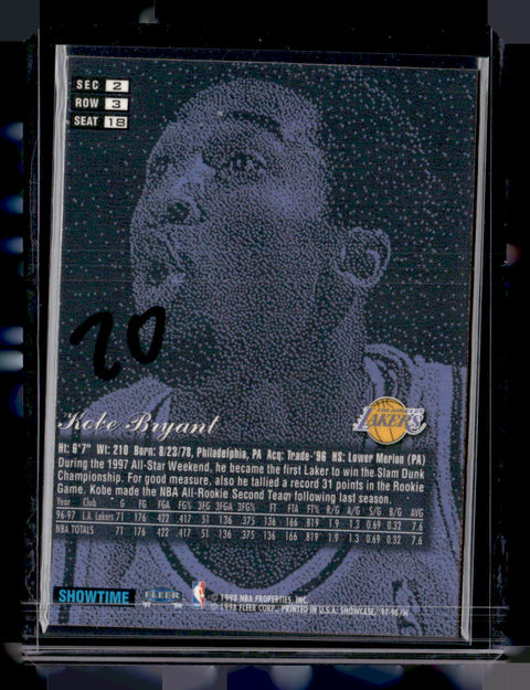 1997-98 Flair Showcase #18 Kobe Bryant
