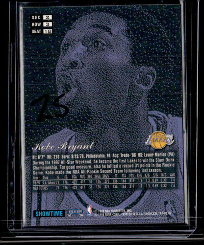 1997-98 Flair Showcase #18 Kobe Bryant