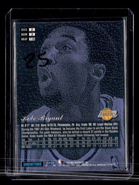 1997-98 Flair Showcase #18 Kobe Bryant