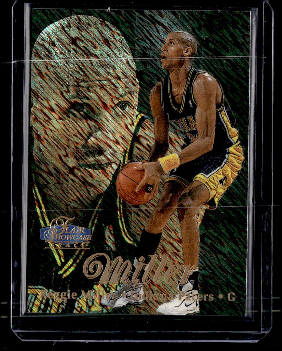 1997-98 Flair Showcase #57 Reggie Miller Flair Showcase Row 1