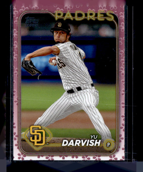 2024 Topps Japan Edition #193 Yu Darvish Cherry Blossoms #/99