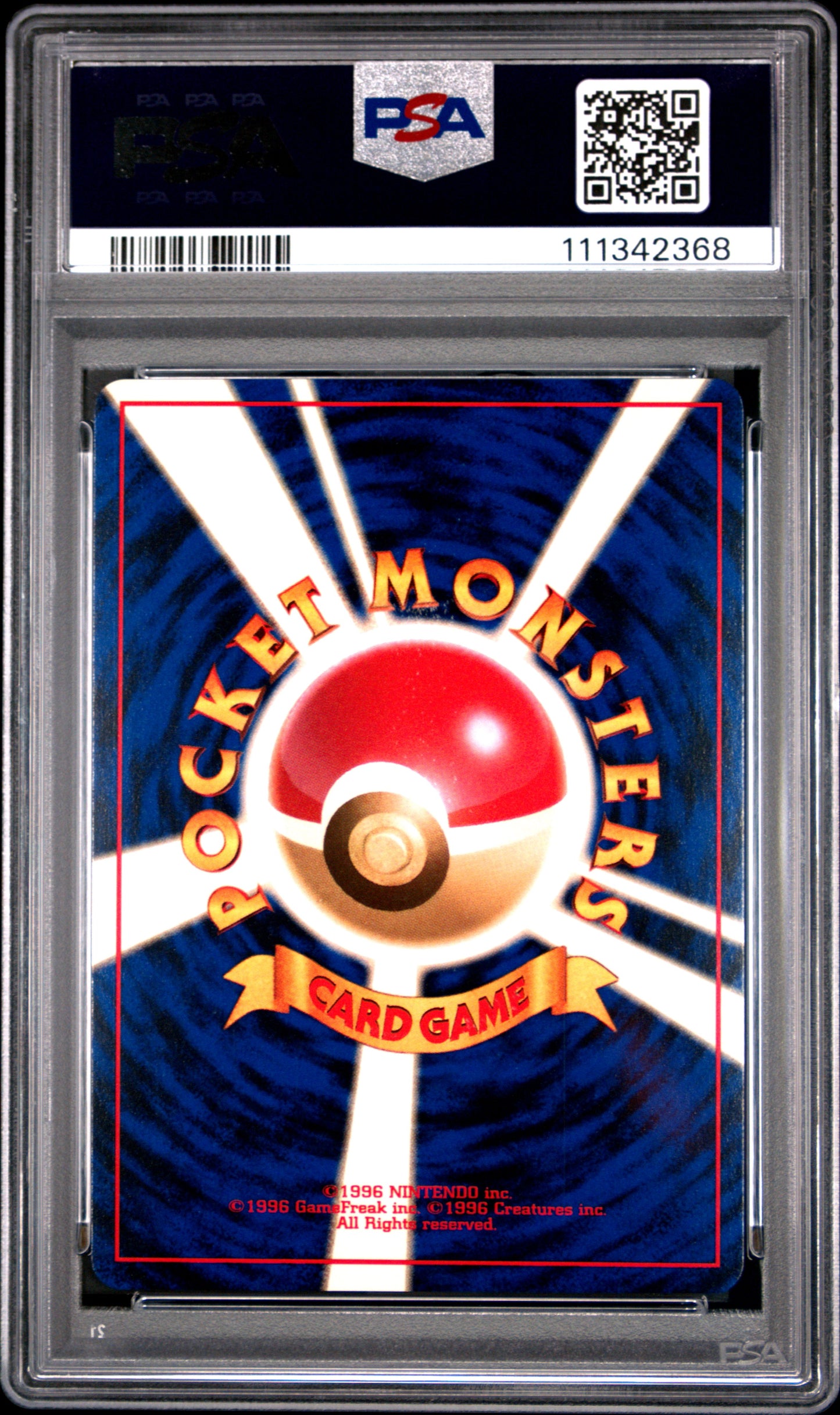 1997 Pokemon Japanese Fossil #26 Raichu-Holo PSA 9