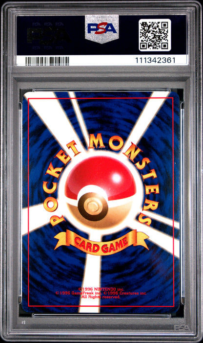1998 Pokemon Japanese Gym #123 Rocket'S Scyther Holo PSA 9