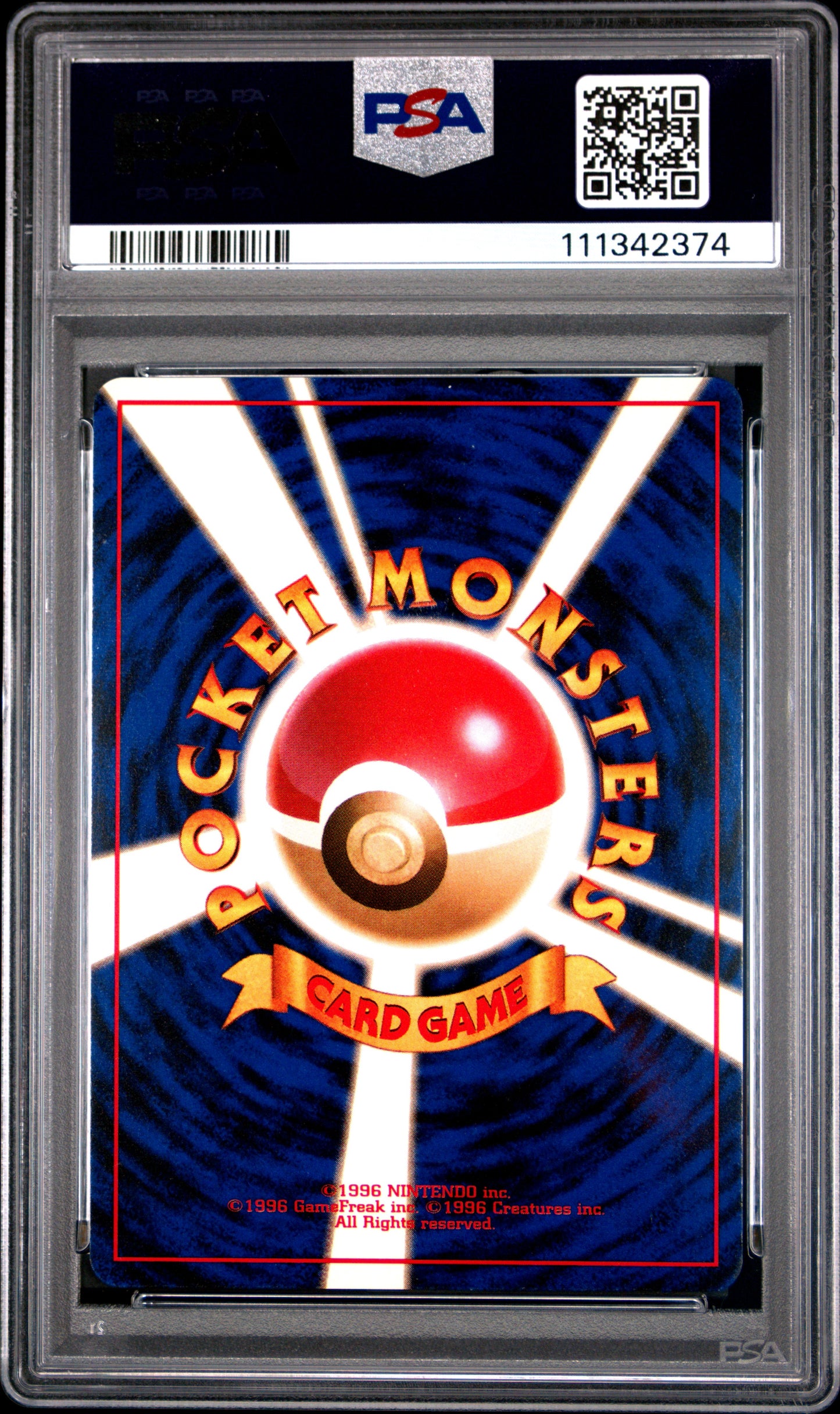 1996 Pokemon Japanese Basic #65 Alakazam-Holo PSA 10