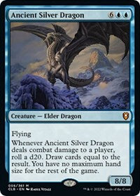 MTG Commander Legends: Battle for Baldur's Gate Ancient Silver Dragon