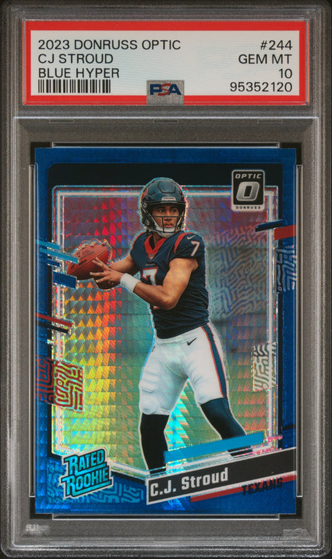 2023 Panini Donruss Optic Cj Stroud #244 PSA 10