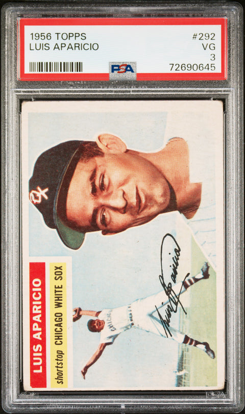 1956 Topps Luis Aparicio #292 PSA 3