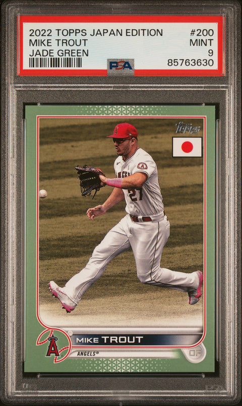 2022 Topps Japan Edition Mike Trout #200 PSA 9