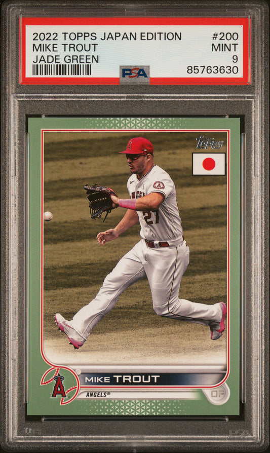 2022 Topps Japan Edition Mike Trout #200 PSA 9