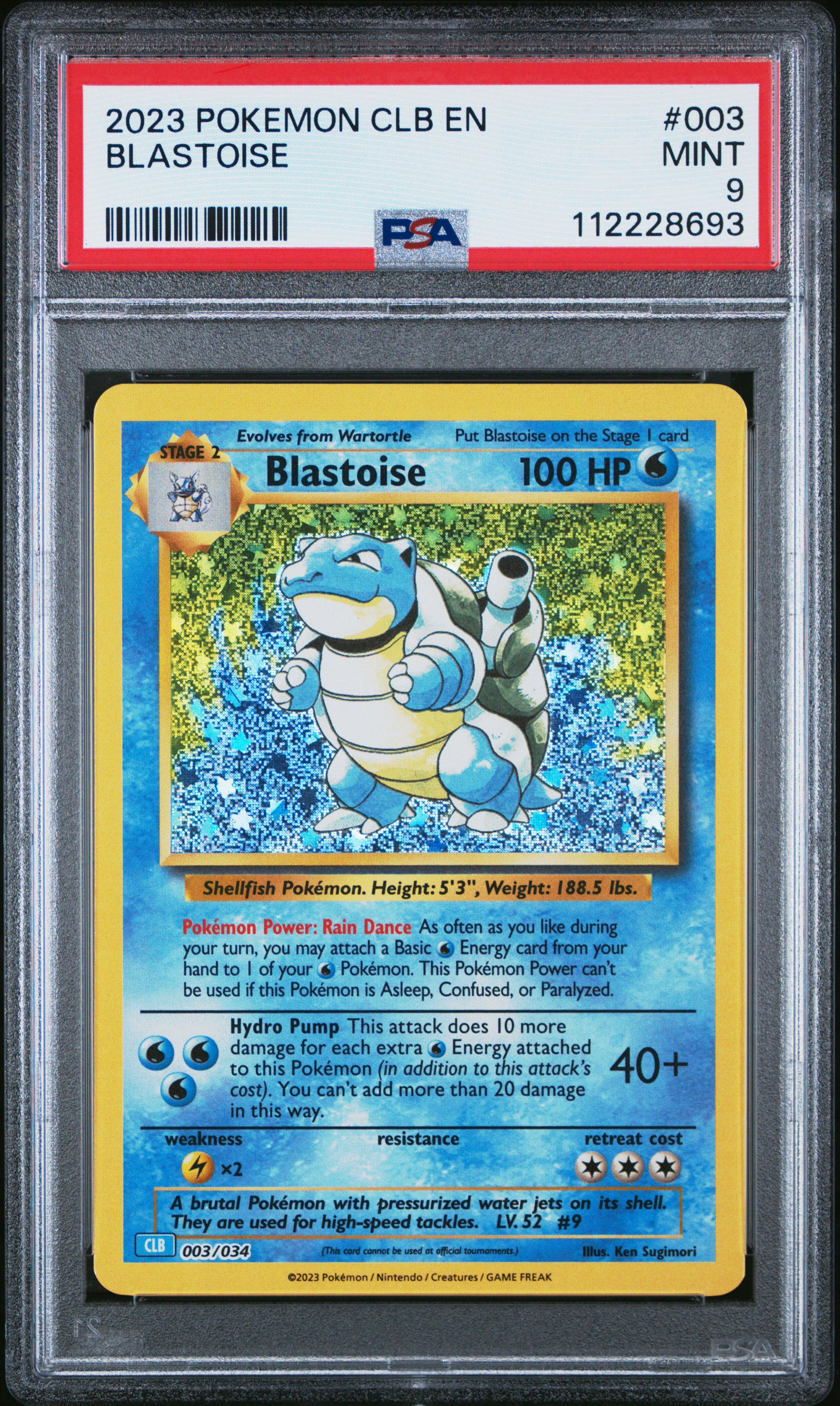 2023 Pokemon Clb-TCG Classic Blastoise & Suicune Ex Deck #003 Blastois –  Aloha Card Shop