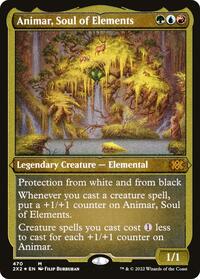 MTG Double Masters 2022 Animar, Soul of Elements (Foil Etched)