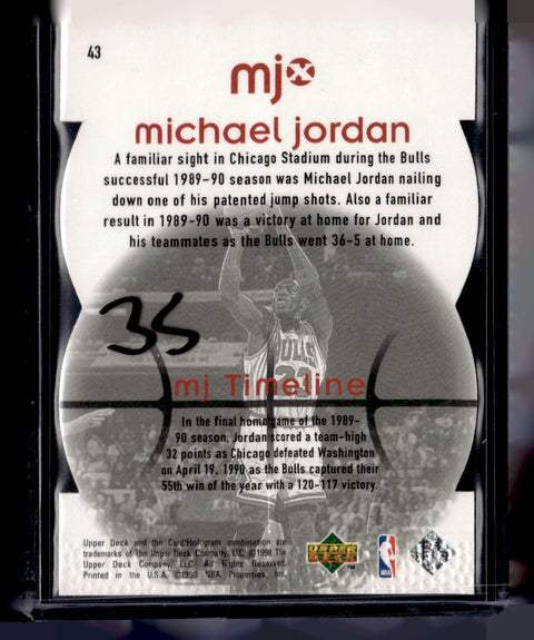 1998 Upper Deck MJx #43 Michael Jordan Timepieces Red #/2300
