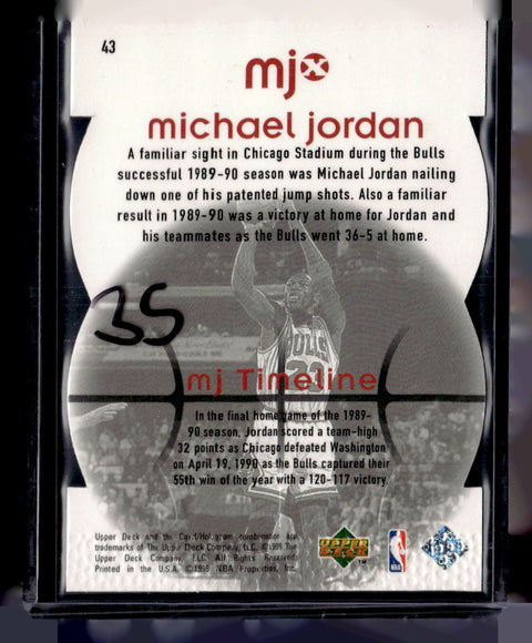 1998 Upper Deck MJx #43 Michael Jordan Timepieces Red #/2300