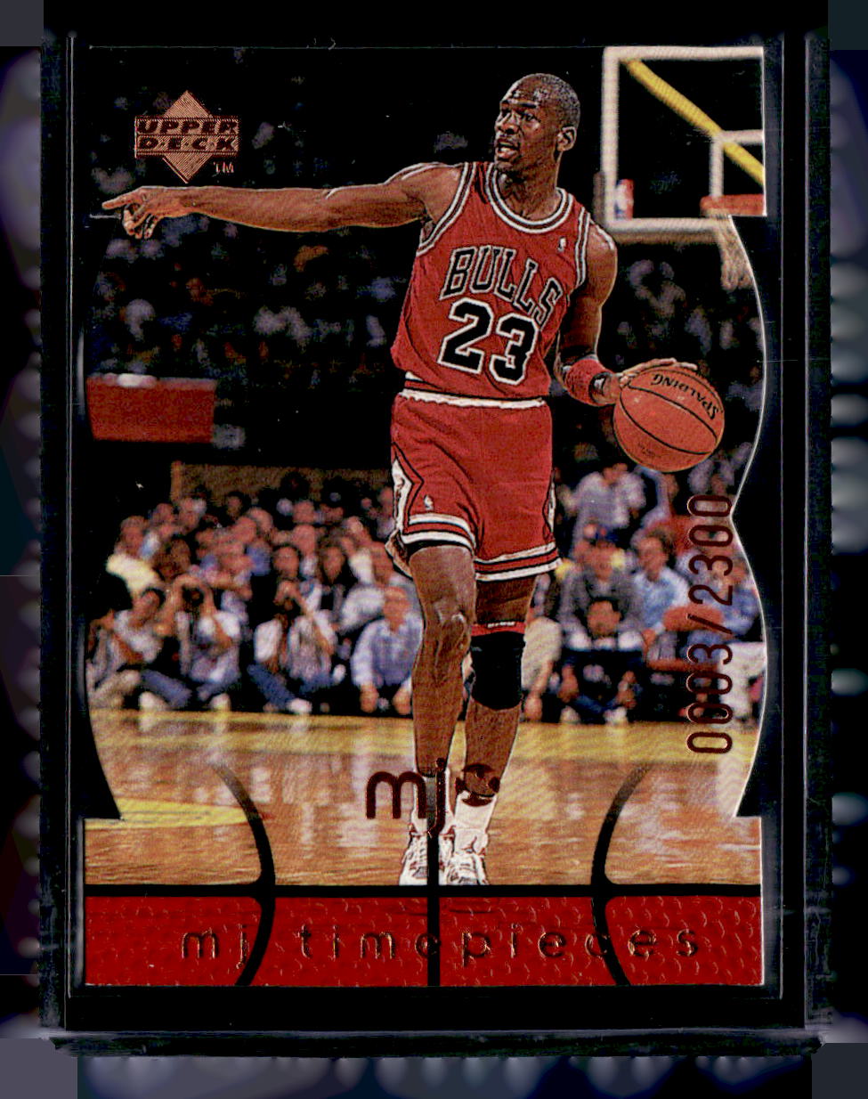1998 Upper Deck MJx #44 Michael Jordan Timepieces Red #/2300