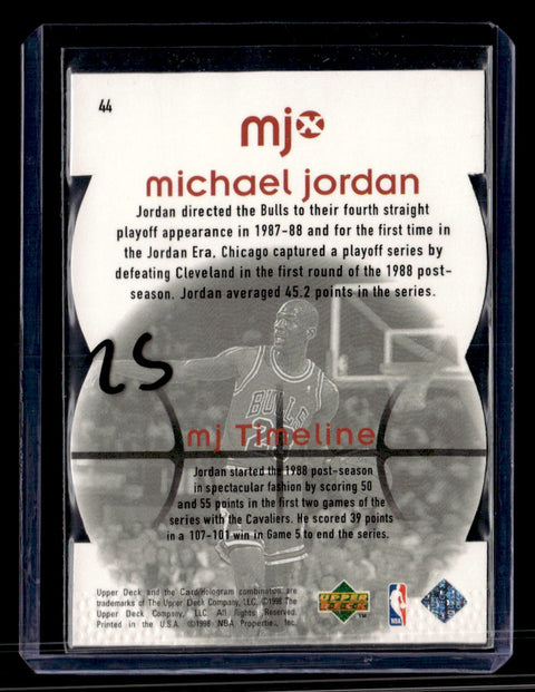 1998 Upper Deck MJx #44 Michael Jordan Timepieces Red #/2300