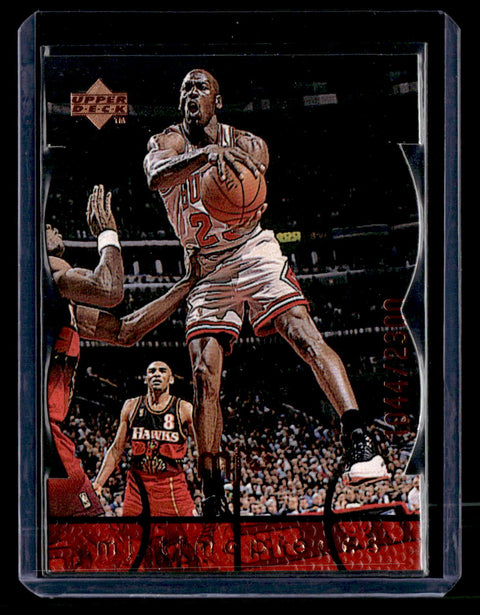 1998 Upper Deck MJx #98 Michael Jordan Timepieces Red #/2300