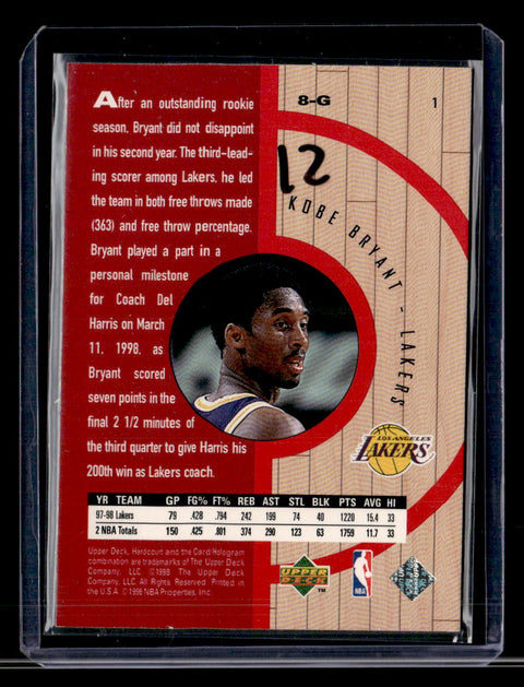 1997-98 Upper Deck Hardcourt #1 Kobe Bryant