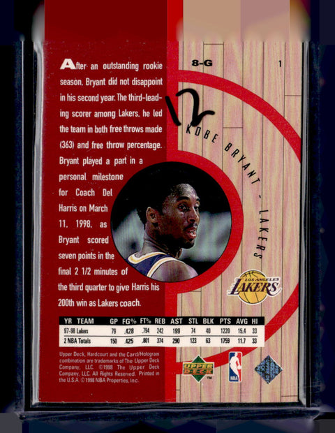 1997-98 Upper Deck Hardcourt #1 Kobe Bryant