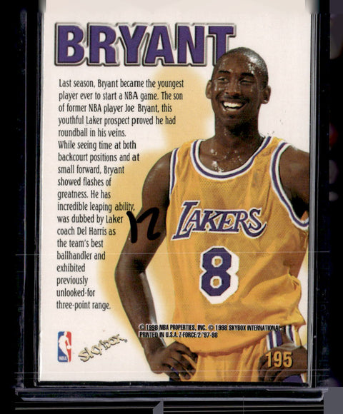 1997-98 SkyBox Z-Force #195 Kobe Bryant