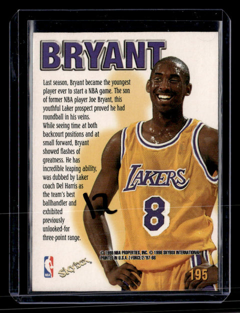 1997-98 SkyBox Z-Force #195 Kobe Bryant