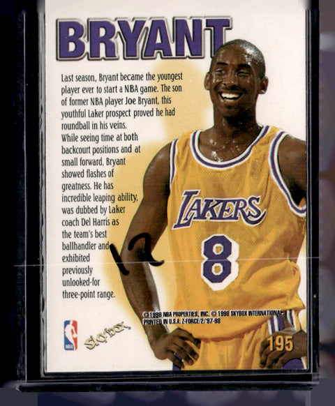 1997-98 SkyBox Z-Force #195 Kobe Bryant