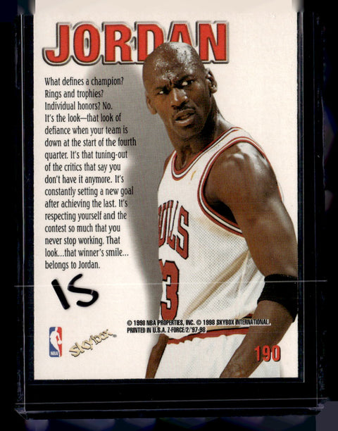 1997-98 SkyBox Z-Force #190 Michael Jordan