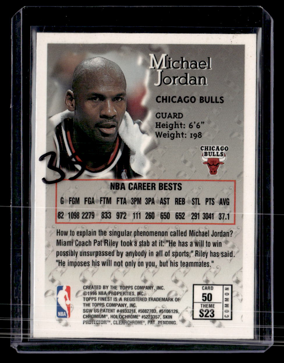 1996-97 Finest #50 Michael Jordan